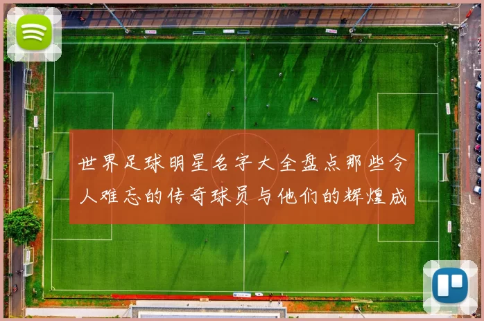 世界足球明星名字大全盘点那些令人难忘的传奇球员与他们的辉煌成就